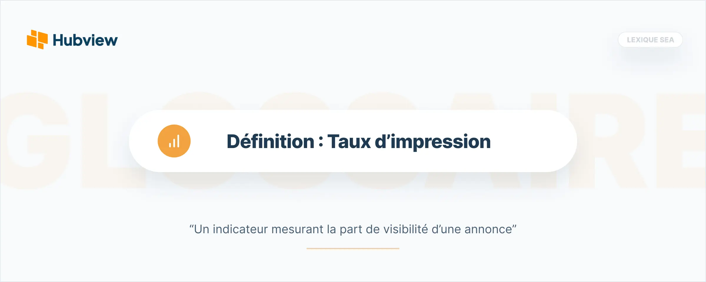 Taux d'impression (Impression Share)